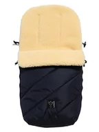 Akcesoria do wózków - Kaiser Naturfellprodukte Śpiworek wełniany "Polar" w kolorze granatowym - 85 x 43 cm - miniaturka - grafika 1