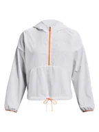 Kurtki i kamizelki sportowe damskie - Under Armour Kurtka sportowa w kolorze białym - miniaturka - grafika 1