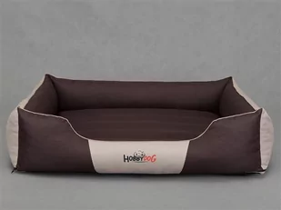 Hobbydog Legowisko dla psa, brąz z beżem, 85x65 cm - Legowiska dla psów - miniaturka - grafika 1