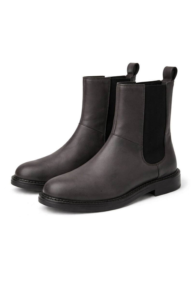 GEOX BOTKI DAMSKIE SZARE ZE SKÓRY NATURALNEJ ELEGANCKIE 41 16DA
