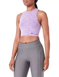 Biustonosze - Champion Seamless-Seasonal Fitness Biustonosz Sportowy Kobiety, Lawenda (Vl019), M-L - grafika 1