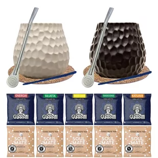 Zestaw dla Dwojga Yerba Mate Tykwa Bombilla 10x50g - Yerba Mate - miniaturka - grafika 1