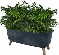 Donice - Doniczka Gracia Case Beton - Effect Antracyt - miniaturka - grafika 1