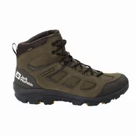 Buty trekkingowe męskie - Buty męskie górskie Jack Wolfskin VOJO 3 TEXAPORE MID M khaki / phantom - 45,5 - miniaturka - grafika 1