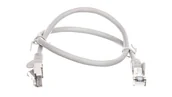 Kable miedziane - Wentronic Wentronic Patchcord CAT5e SF/UTP 0.5m szary 50143 - miniaturka - grafika 1