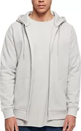 Bluzy męskie - Build your Brand Męska bluza z kapturem Heavy Zip Hoody, męska bluza z kapturem z bawełny i poliestru, dostępna w wielu kolorach, rozmiary XS - 5XL, Lightassphalt, S - miniaturka - grafika 1