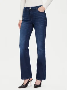 Guess Jeansy W5BA15 D0791 Niebieski Straight Fit - Spodnie damskie - miniaturka - grafika 1