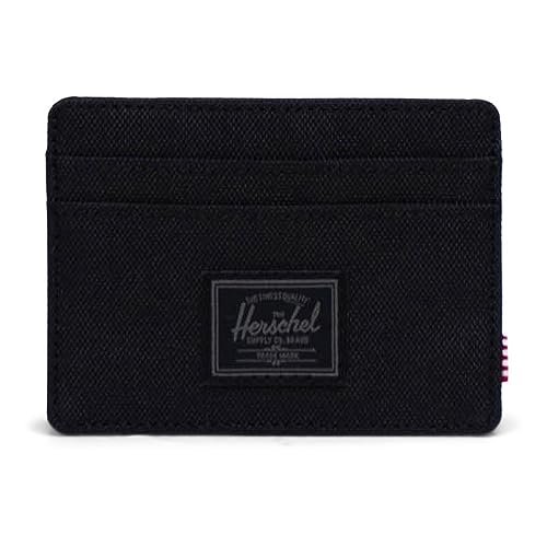 Herschel Charlie Tonal Black One Size, casualowe etui na karty