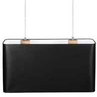 Lampy sufitowe - Britop Skandynawska LAMPA wisząca CADRE 872030274 prostokątna OPRAWA abażurowy ZWIS loft czarny dąb - miniaturka - grafika 1