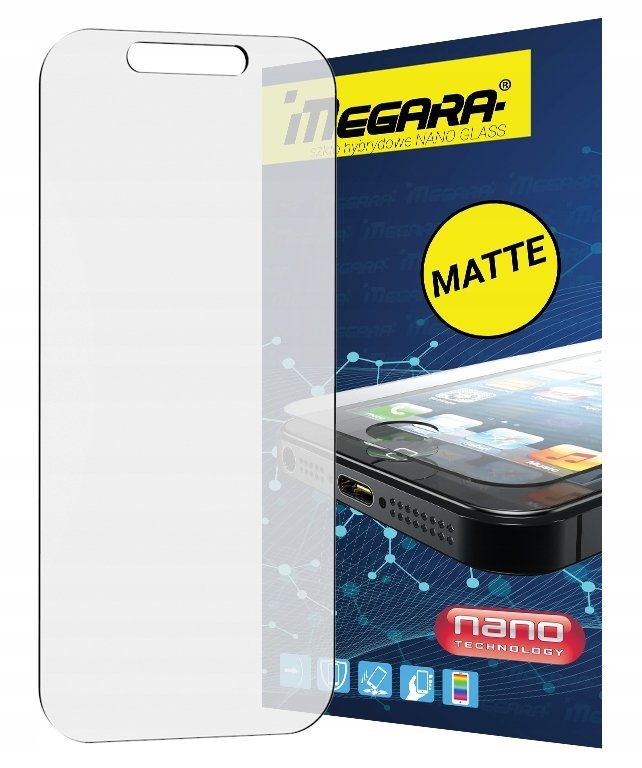 Matowe Szkło hybrydowe do iPhone 15