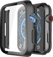 Akcesoria do smartwatchy - 2X ETUI APPLE IWATCH SERII 8/7 45mm CZARNA RAMKA OCHRONA EKRANU WYTRZYMAŁE - miniaturka - grafika 1