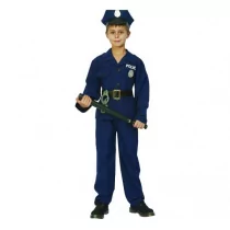 GoDan Strój dla dzieci "Policjant USA" rozm 128/134 SL-PU12 - Stroje karnawałowe - miniaturka - grafika 1