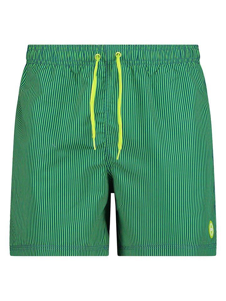 cmp Szorty kąpielowe w kolorze zielonym