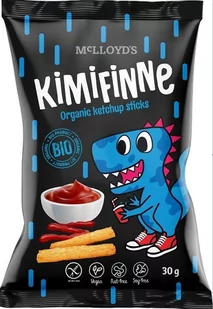 KIMIFINNE Chrupki kukurydziane o smaku ketchupowym BEZGL. BIO 30 g - Chrupki - miniaturka - grafika 1