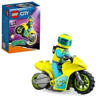 Klocki - LEGO City Cybermotocykl kaskaderski 60358 - miniaturka - grafika 1