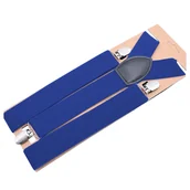 Dodatki do ubrań - Szelki do spodni 3,5 cm chabrowy - miniaturka - grafika 1