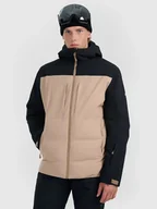 Kurtki narciarskie - 4F Kurtka narciarska w kolorze beżowym - miniaturka - grafika 1