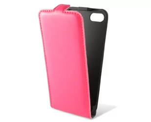 Ksix Etui FLIP UP FLUOR dedykowane do Apple iPhone SE/5S/5 różowe B0914FU90RF - Etui i futerały do telefonów - miniaturka - grafika 1