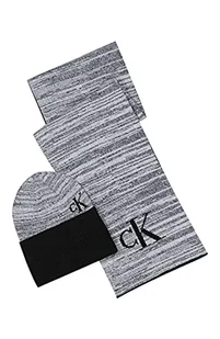 Calvin Klein Męska czapka z daszkiem, zestaw prezentowy, czapka zimowa, Wielokolorowe logo, jeden rozmiar - Czapki damskie - miniaturka - grafika 1