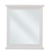 Lustra - Lustro Romantic Biały 80 x 70 x 8 cm z półką - miniaturka - grafika 1