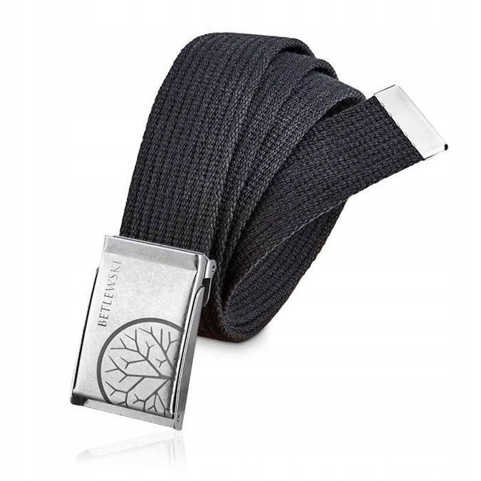 Pasek parciany BETLEWSKI PRCB-01_SR-3 S c. szary