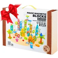 Klocki - Klocki magnetyczne dla dzieci 3D Dżungla Ricokids, edukacyjne, konstrukcyjne, zestaw - miniaturka - grafika 1