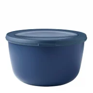 Miski i półmiski - Mepal Mepal Cirqula Nordic Denim 2 L Granatowa Miska Kuchenna Plastikowa Z Pokrywką - miniaturka - grafika 1