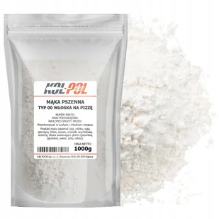 MĄKA PSZENNA TYP 00 1kg Na pizzę Włoska do ciasta naturalna jakość Kol-Pol - Mąka - miniaturka - grafika 1