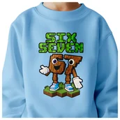 Bluzy dla dziewczynek - BLUZA DZIECIĘCA 67 SIX SEVEN VIRAL DLA CHŁOPCA DZIEWCZYNKI 104 - miniaturka - grafika 1