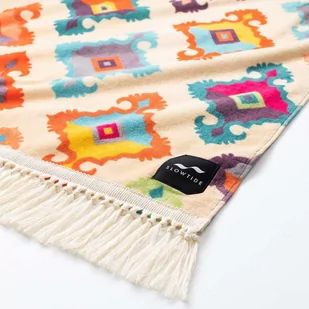 Ręcznik z frędzlami Itari Gods Eye Slowtide - multicolour - Ręczniki - miniaturka - grafika 3