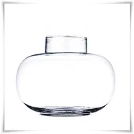 Dekoracje domu - Szklany słoik ozdobny, kula spłaszczona BONITA  H-22 cm D-26 cm - miniaturka - grafika 1