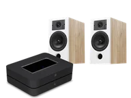 Zestawy stereo - Bluesound POWERNODE (czarny) + Diva 3 (dąb) - miniaturka - grafika 1