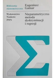 Nieparametryczna metoda dyskryminacji i regresji - Biznes - miniaturka - grafika 1