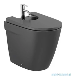 Roca Ona bidet stojący przyścienny czarny mat A357687080 - Kompakty WC - miniaturka - grafika 1