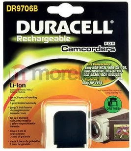 Duracell Akumulator do kamery 7.4v 1640mAh DR9706B - Akumulatory do aparatów dedykowane - miniaturka - grafika 3