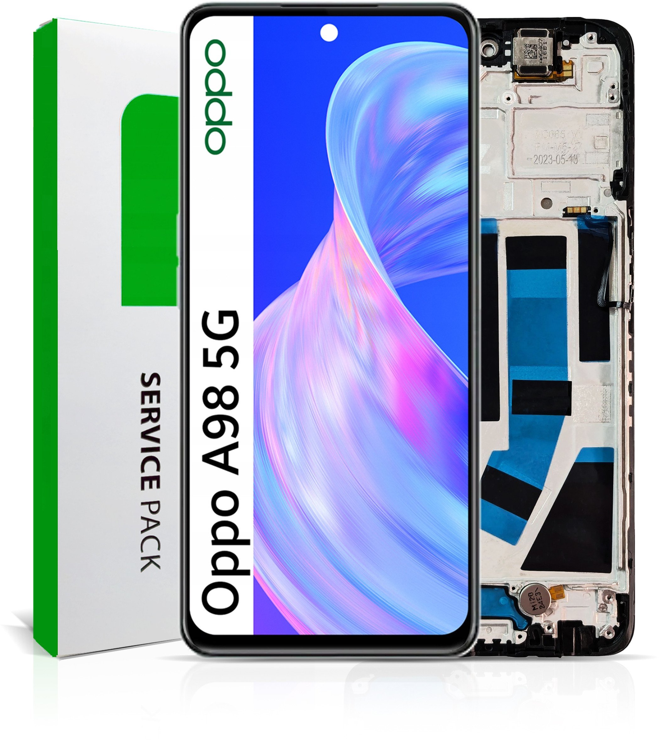 Wyświetlacz do Oppo A98 5G Ekran LCD Ramka Oryginał Zila CPH2529 5904858382521