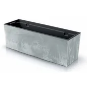 Donice - PROSPERPLAST Urbi Case Beton Effect (77 x 23.5 x 24.6 cm) Szary - miniaturka - grafika 1