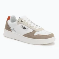Sport OUTLET - Buty męskie Aeronautica Militare 251SC235PL244 off white/beige WYSYŁKA W 24H 30 DNI NA ZWROT - miniaturka - grafika 1