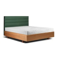 Łóżka - Łóżko OSLO EKODOM : Rozmiar - 120x200, Kolor wybarwienia - Olcha naturalna, Wezgłowie - 4 - miniaturka - grafika 1