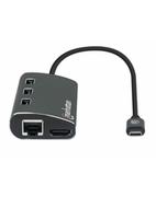 Pozostałe akcesoria sieciowe - Manhattan usb-c multiport adapter, superspeed, 3.2 gen 1 male - miniaturka - grafika 1