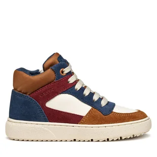 Sneakersy Geox J Theleven J46LDC 05422 C1MD6 D Brązowy - Buty dla chłopców - miniaturka - grafika 1