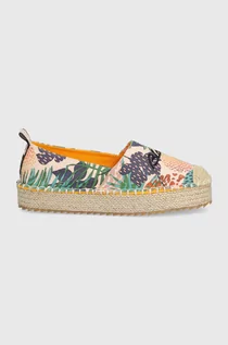 Espadryle damskie - Blauer Blauer espadryle na platformie - grafika 1