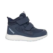 Buty dla chłopców - Viking Unisex dziecięce buty Bouncy Mid GTX 2 V do chodzenia, granatowy, 32 EU - miniaturka - grafika 1