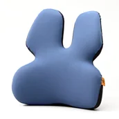 Podnóżki, podpórki, podkładki - Podparcie lędźwiowe, ergonomiczna, szara, pianka z efektem pamięci, Powerton - miniaturka - grafika 1