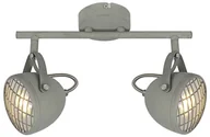 Lampy sufitowe - Candellux Lampa sufitowa reflektorek PENT PLAFON LISTWA 2X50W GU10 BETONOWY SZARY 92-68057 - miniaturka - grafika 1