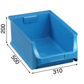 Skrzynki i torby narzędziowe - Allit pojemnik ProfiPlus nr 5 niebieski 310x500x200mm (456216) - miniaturka - grafika 1