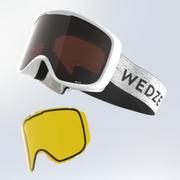 Gogle narciarskie - Gogle narciarskie i snowboardowe dla dorosłych i dzieci Wedze G 100 I - miniaturka - grafika 1