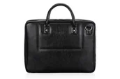 Teczki i aktówki - Skórzana aktówka, torba na laptopa SL21 Belfast czarny - miniaturka - grafika 1