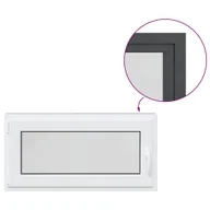 Tablice i flipcharty - vidaXL Okno piwniczne RISOR 100x50 cm uchylno-rozwierne DIN lewe - miniaturka - grafika 1