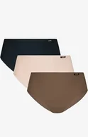 Majtki damskie - Atlantic Figi 3LP-193 Classic Burgund-Lilac-Beż 3-pack L Wielokolorowy - miniaturka - grafika 1